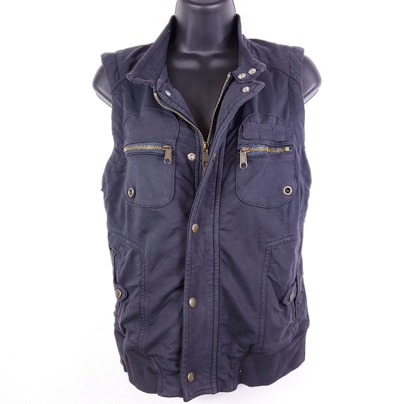 Sanctuary Jackets & Blazers - Sanctuary Black Zip Cargo Vest